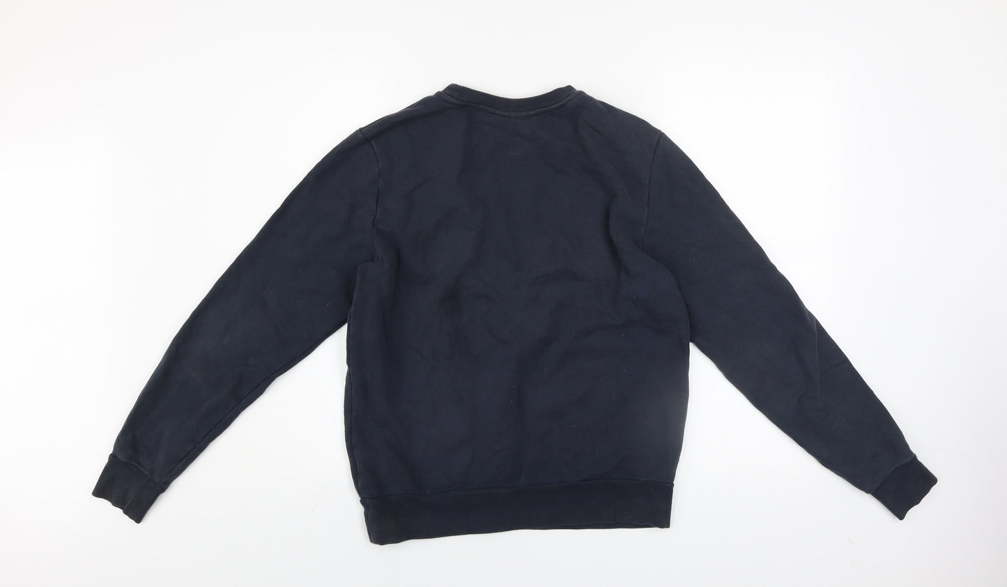 Calvin Klein Men's Blue M Pullover Sweatshirt Crew Neck Embroidered C