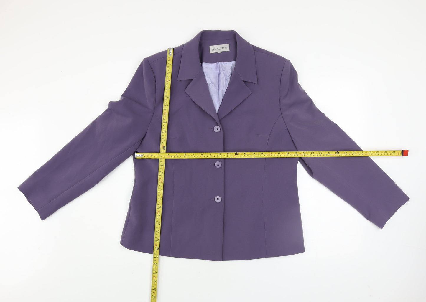 Gerrard Creation Women's Purple Size 16 Blazer Jacket