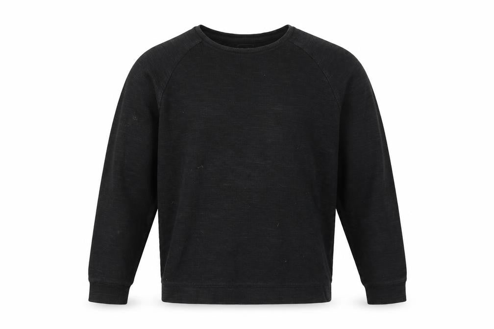 Gap Men's Black Cotton Crew Neck Pullover Sweatshirt XS