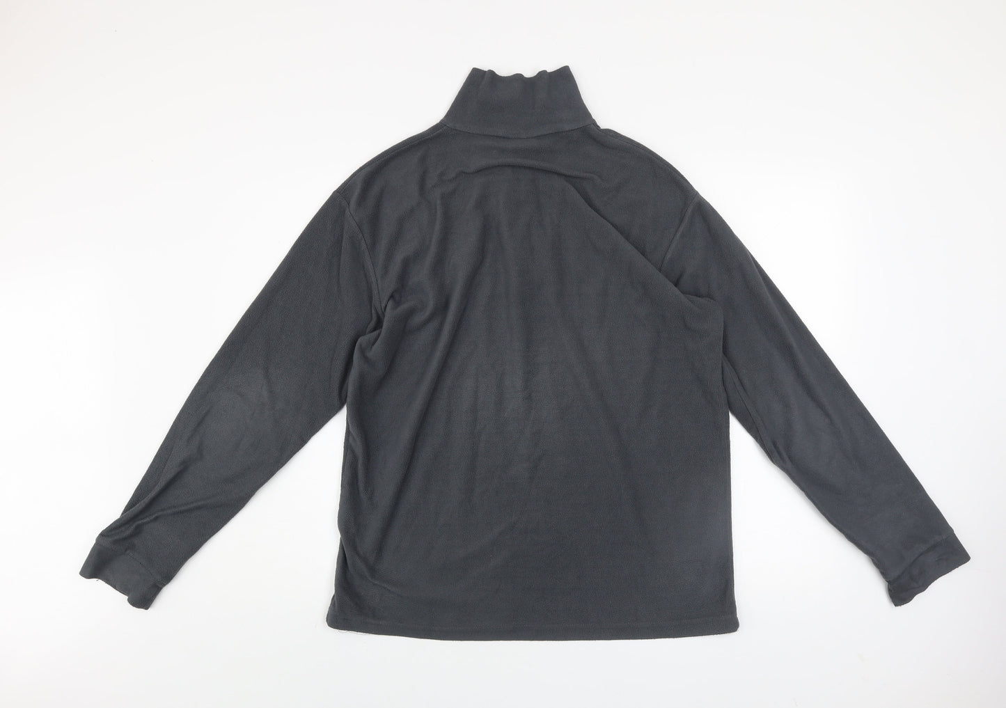 Trespass Men's Grey Fleece 1/4 Zip Pullover Sweatshirt Size M