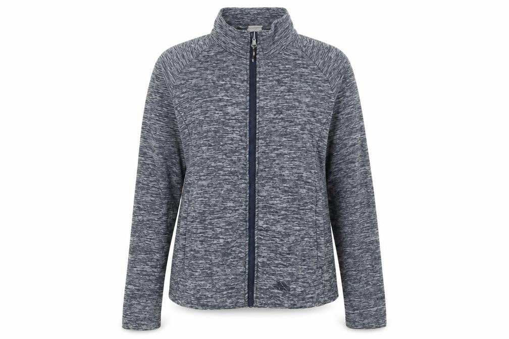 Trespass Womens Grey Full Zip Hoodie Jacket Size UK 14 Polyester
