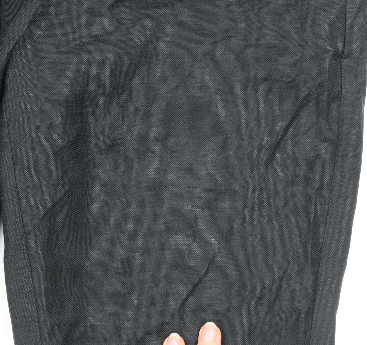 Country Road Women’s Black Linen Blend Straight Trousers Size 8