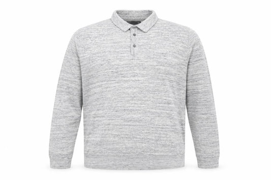 Marks & Spencer Men's Grey Cotton Henley Sweatshirt L