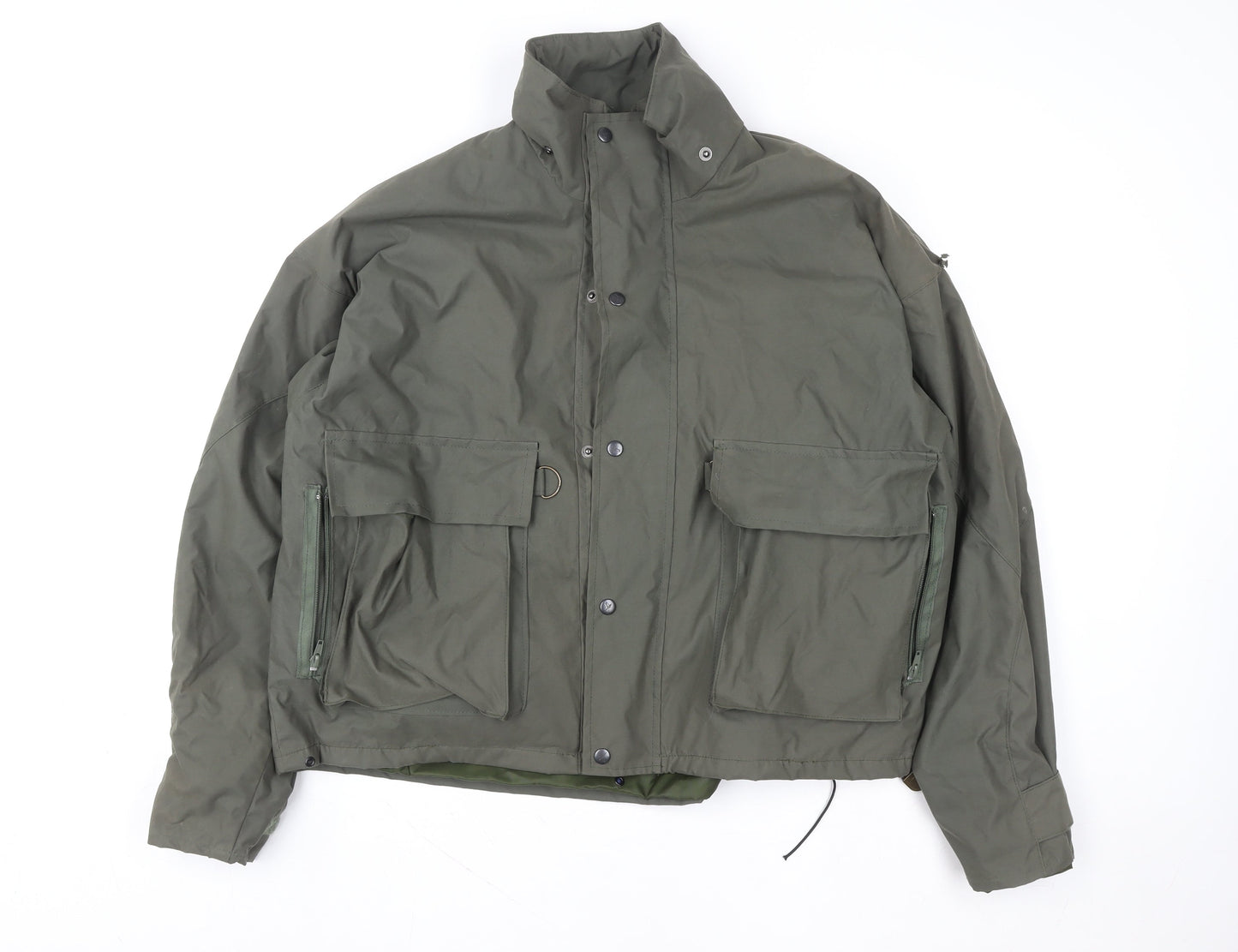 Grassroots Mens Green XL Parka Jacket Windproof Water Resistant