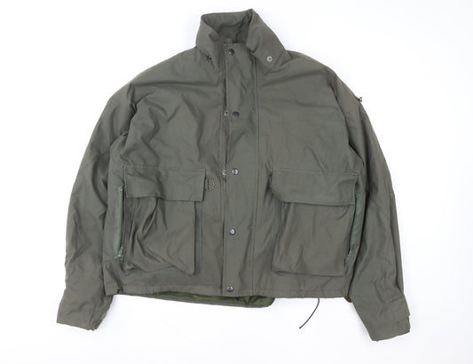Grassroots Mens Green XL Parka Jacket Windproof Water Resistant