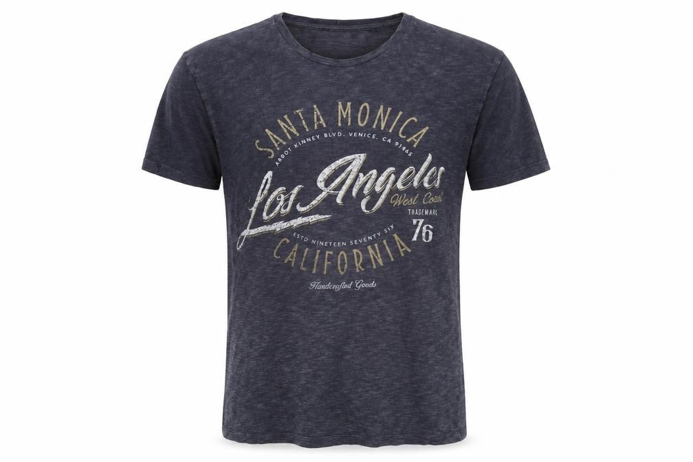 Next Men's Blue Los Angeles California Graphic T-Shirt M
