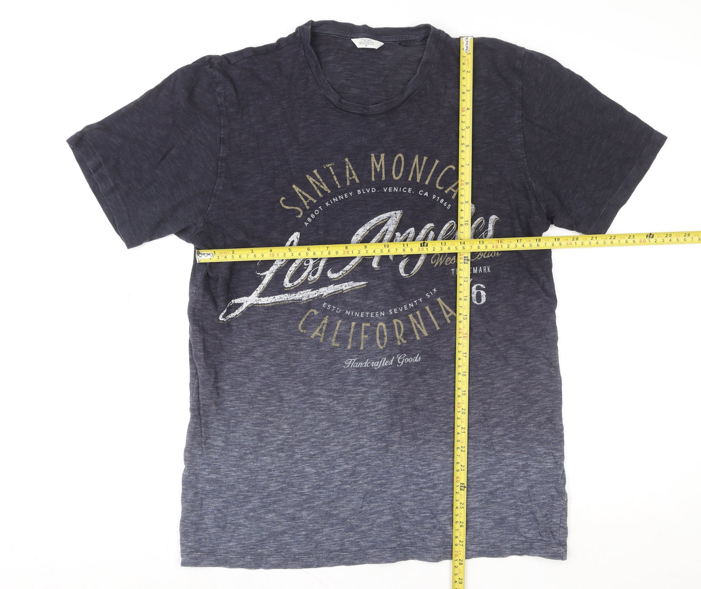 Next Men's Blue Los Angeles California Graphic T-Shirt M