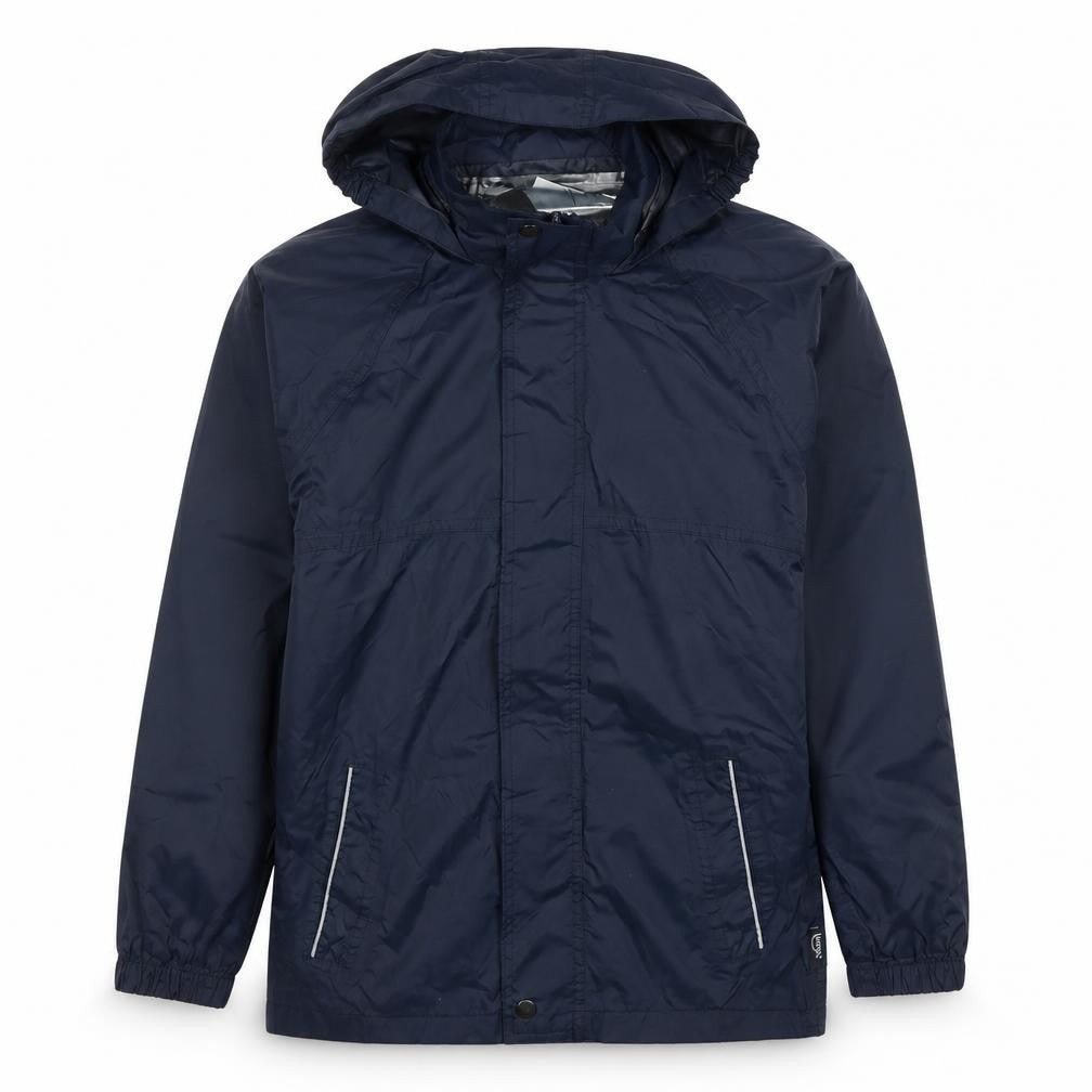 Regatta Men Blue Waterproof Hooded Rain Jacket Size 164