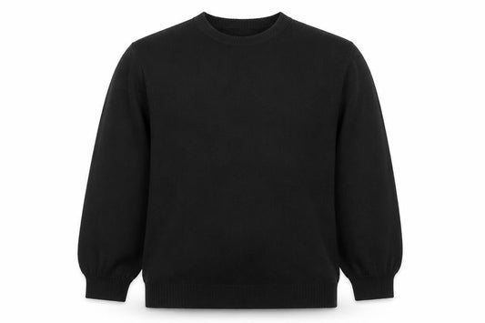 Next Mens Black Acrylic Crew Neck Jumper Size L Regular Fit