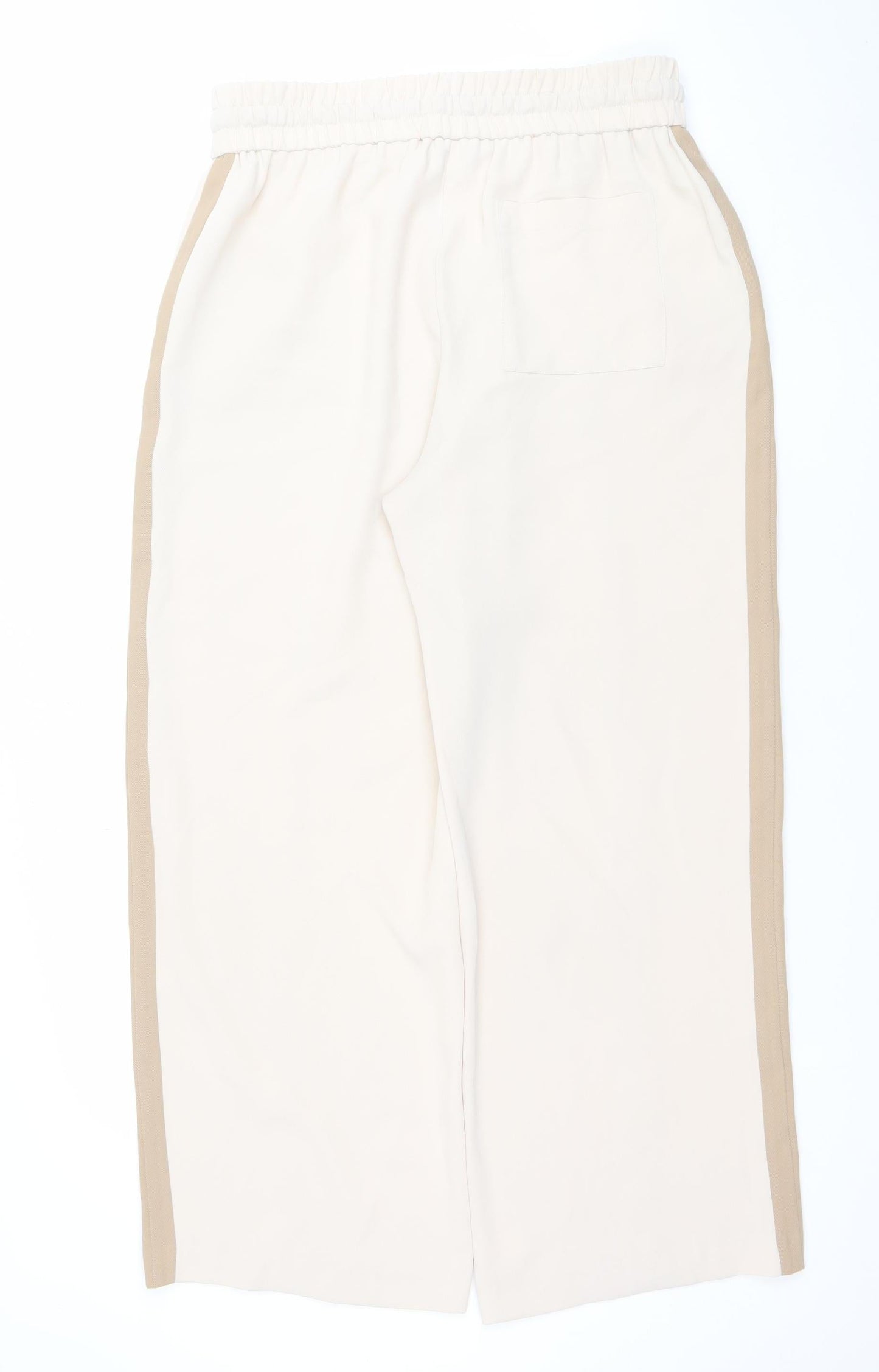 Dunnes Women’s Beige Crepe Jogger Trousers Size M