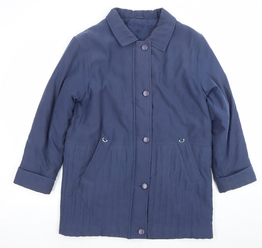 Eastraka Women's Blue Quilted Mid-Length Coat Size S