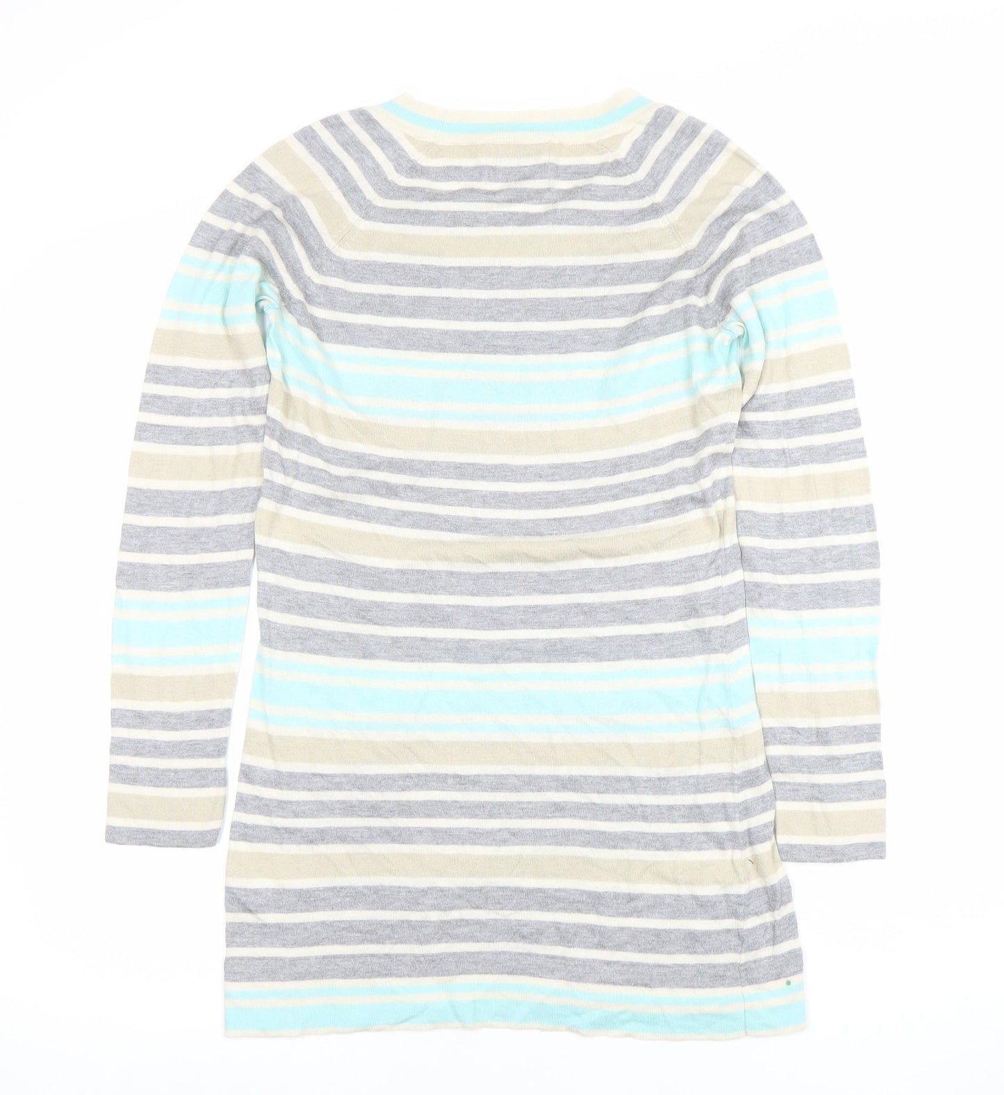 Marks and Spencer Women’s Multicoloured Striped Cashmere Blend Jumper UK 10