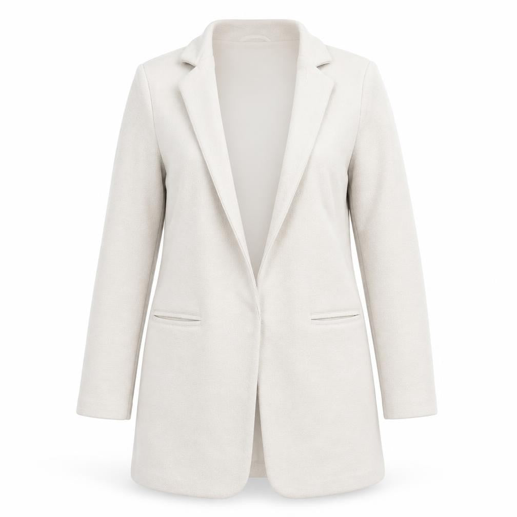 Marks & Spencer Women Ivory Size 14 Regular Fit Stretch Coatigan