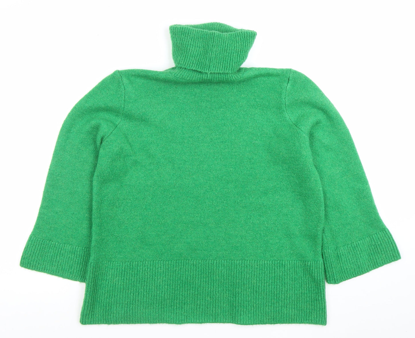 Savida Womens Green Roll Neck Knit Jumper Size 14