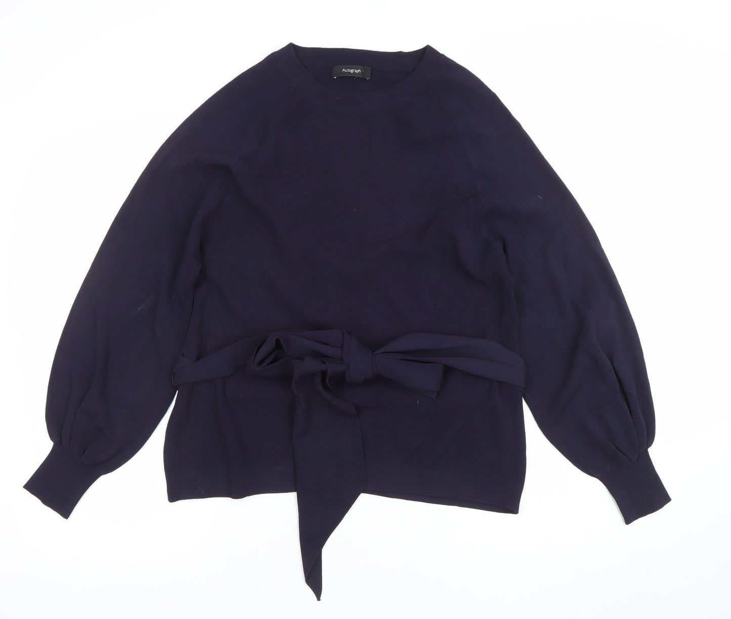 Marks and Spencer Women’s Blue Belted Tunic Blouse Size 12