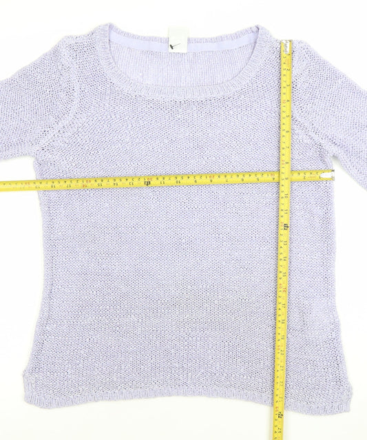 Vero Moda Women’s Purple Knit Pullover Jumper Size M