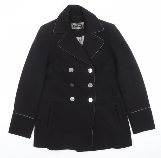 Principles by Ben de Lisi Women’s Black Size 12 Pea Coat Jacket