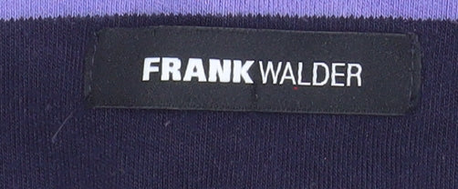 Frank Walder Women’s Multicoloured Striped Cotton Blazer Size 18
