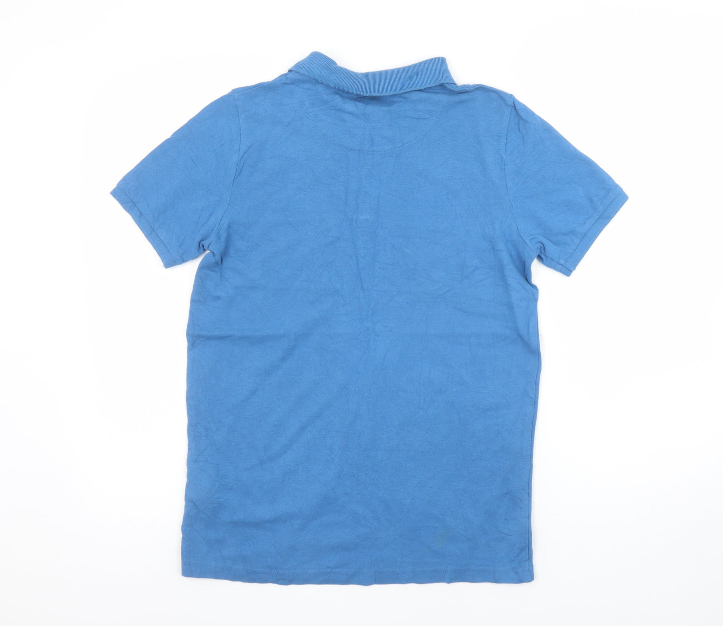 Original Penguin Boys Blue Polo Shirt 12-13 Years Cotton Short Sleeve