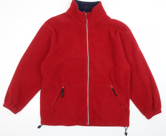 Wynmaster Men's Red Fleece Full Zip Outdoor Jacket Size L