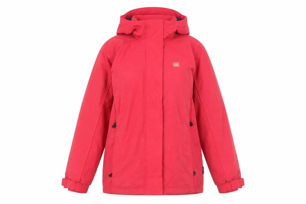 Trespass Women's Red Waterproof Hooded Rain Jacket Size M