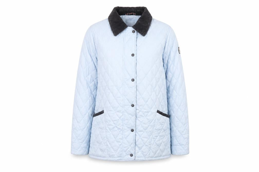 Stonecast Women's Blue Quilted Mid-Length Jacket Size M