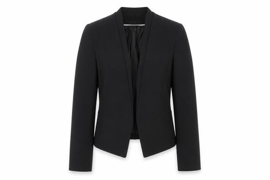 Topshop Petite Black Shawl Collar Blazer Jacket UK 4