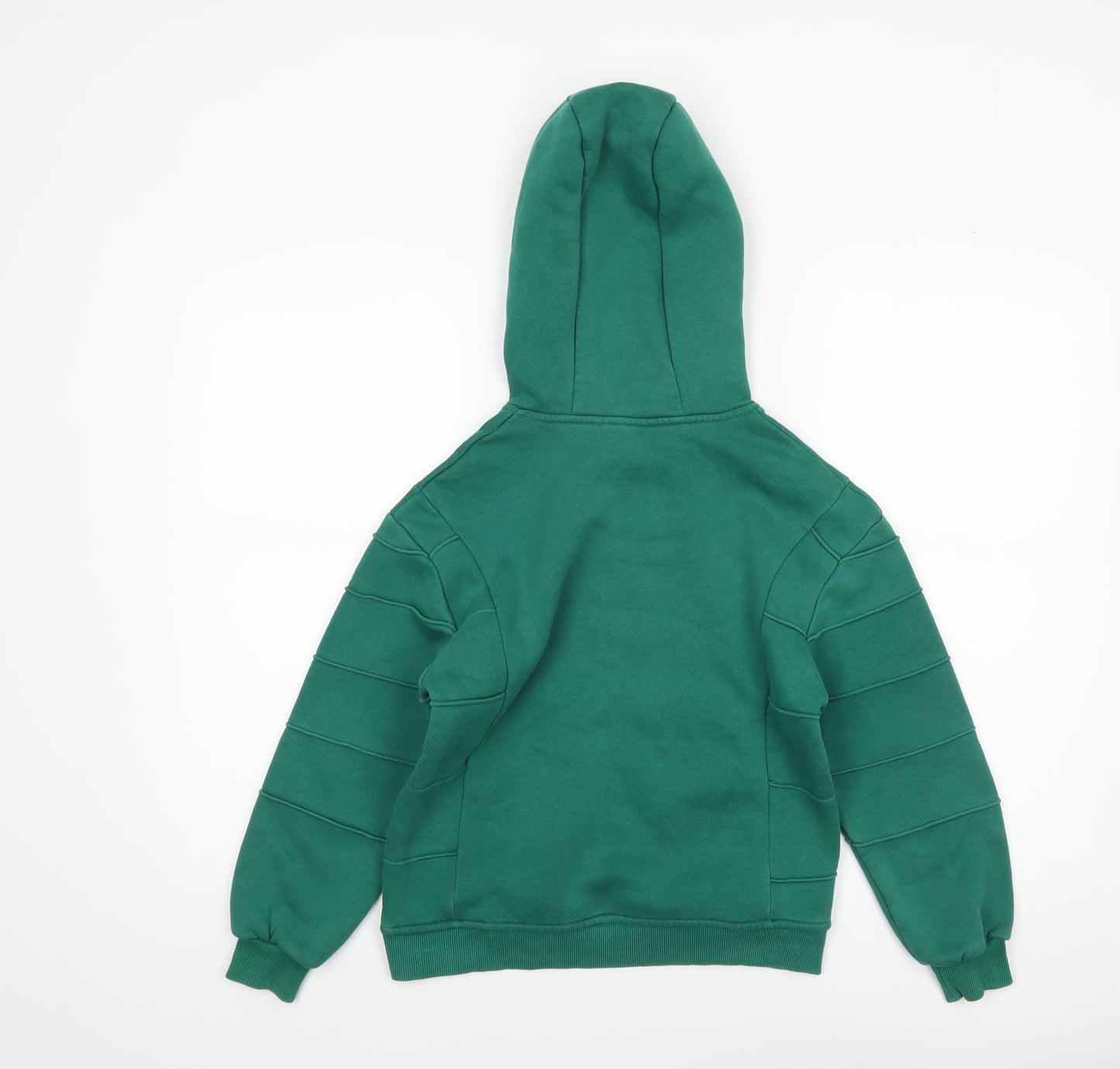 Haykids Club Boys Green Pullover Hoodie 9 Years Cotton Blend Casual