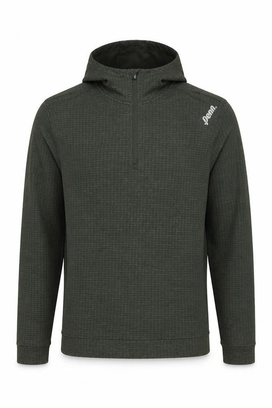 Penn Men's Green 1/2 Zip Lightweight Sports Hoodie Size S