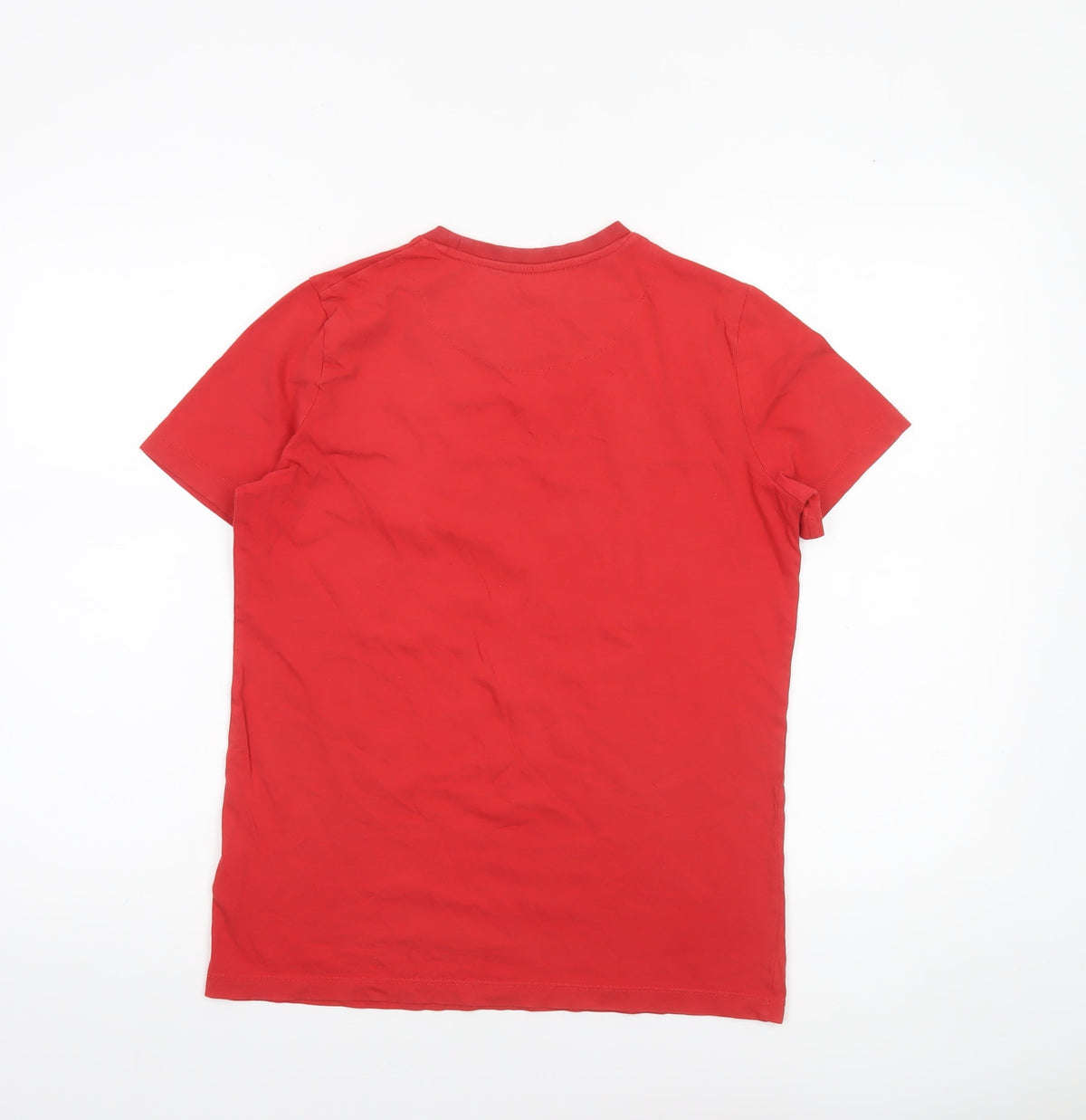 U.S. Polo Assn Boys Red 12-13 Years Cotton Graphic Logo T-Shirt