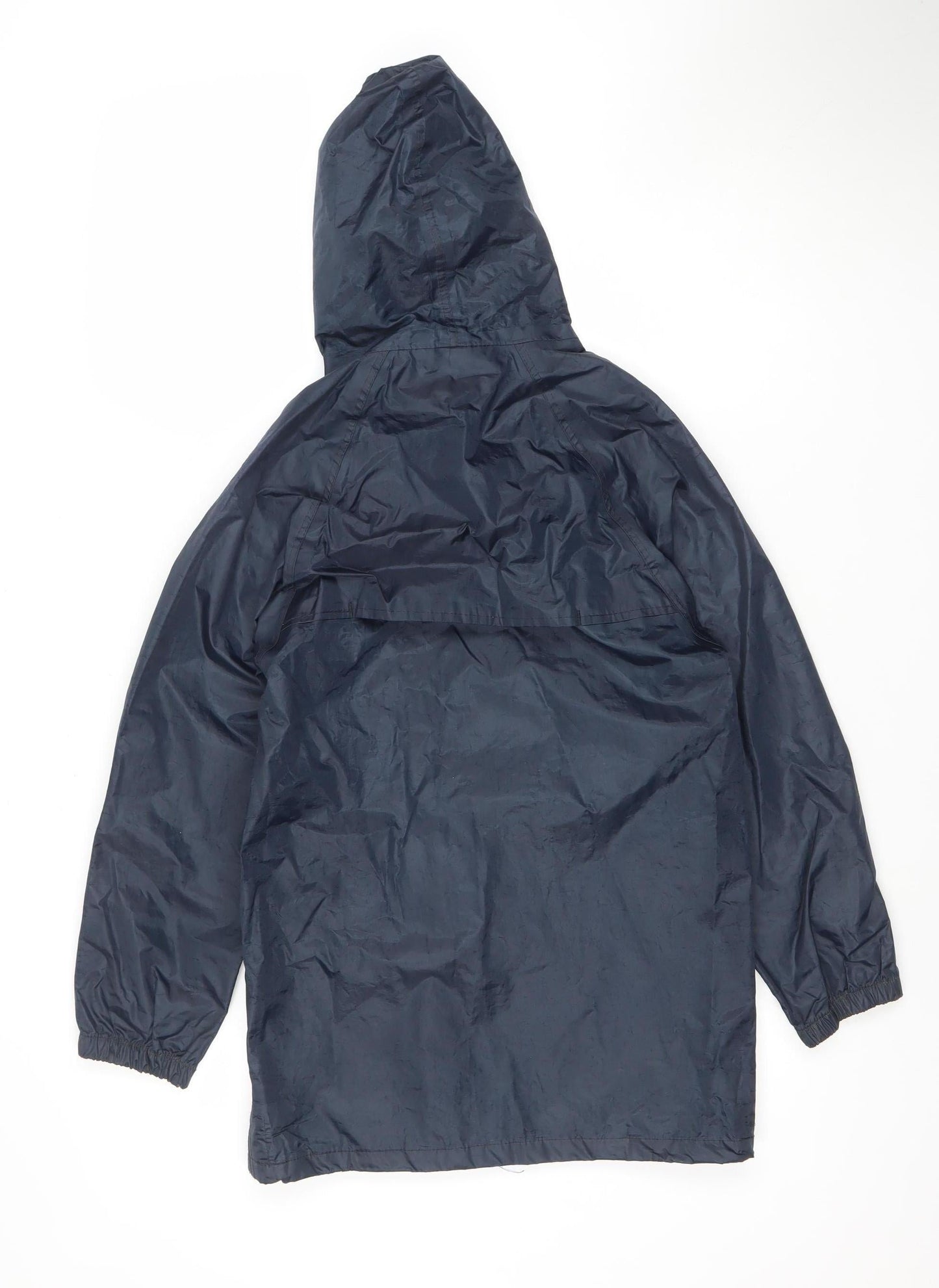 Regatta Boys Blue Hooded Rain Coat 11-12 Years Waterproof Jacket