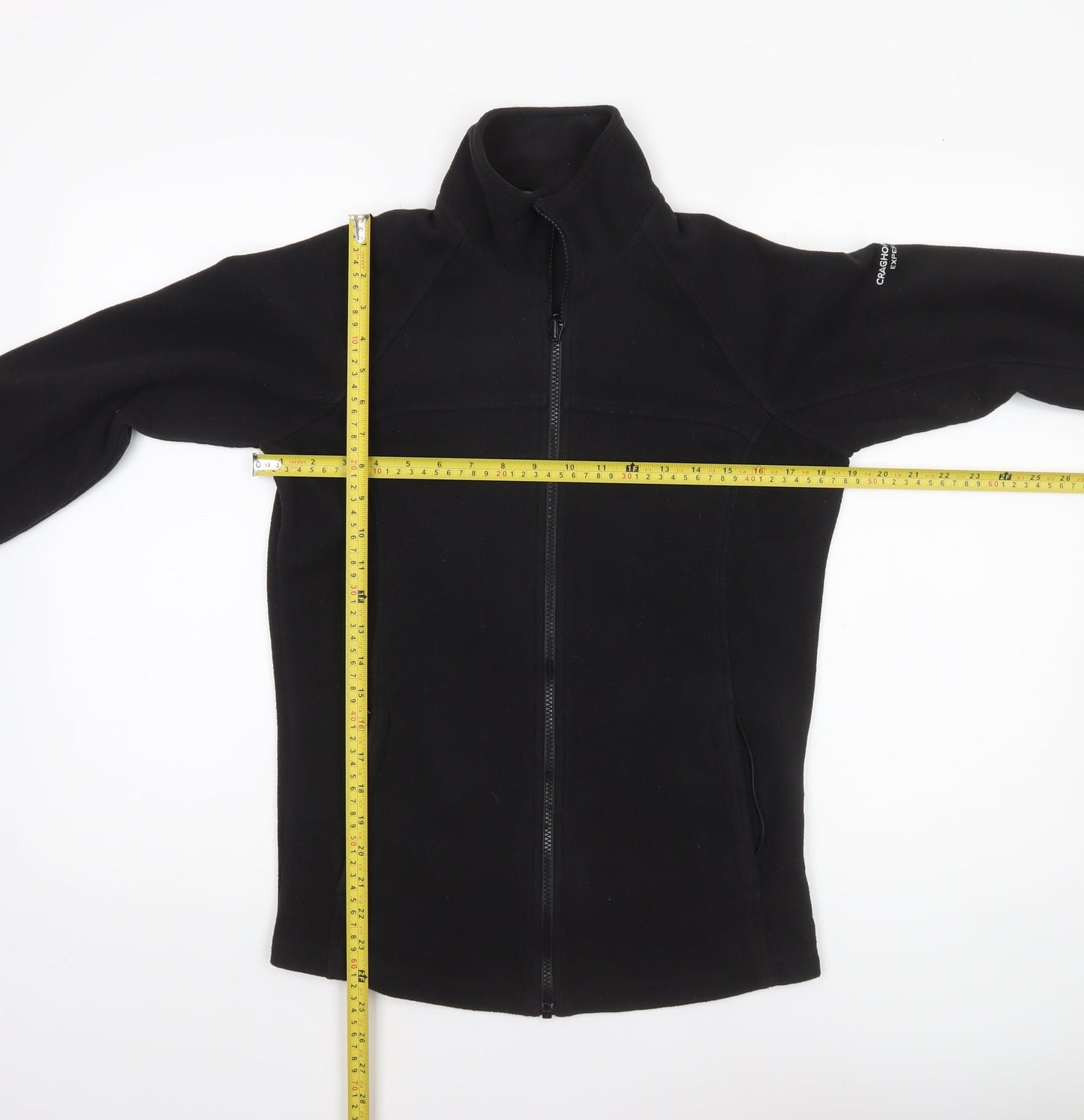 Craghoppers Women’s Black Fleece Full Zip Jacket UK 8