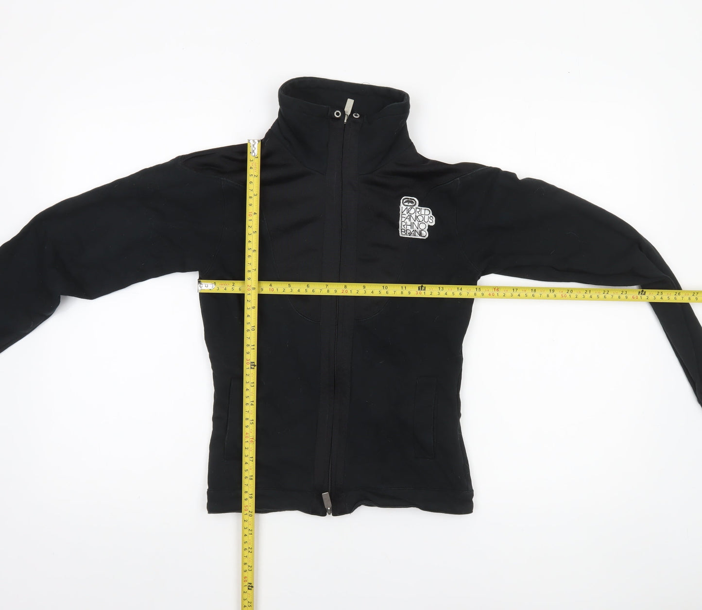 Ecko Red Women's Black XS Bomber Jacket with Embroidered Logo