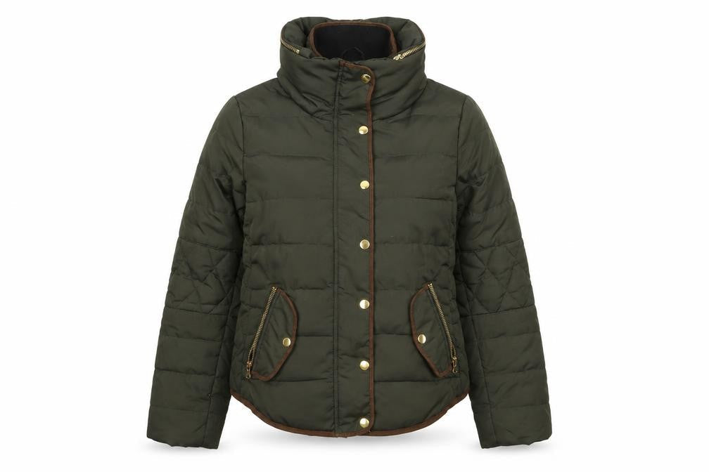 Vero Moda Women’s Green Puffer Jacket Lined Polyester L