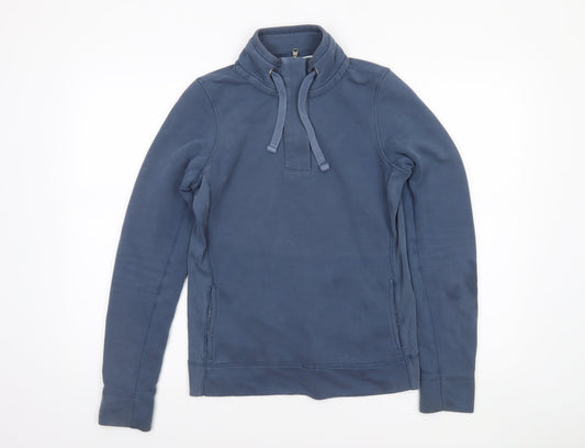 Fat Face Women's Blue Pullover Sweatshirt Size 8 Cotton Blend