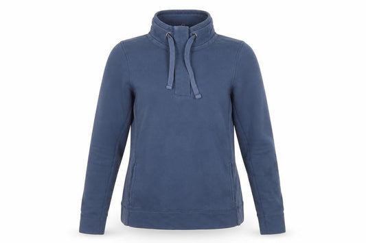 FatFace Women's Blue Pullover Sweatshirt Size 8 Cotton Blend