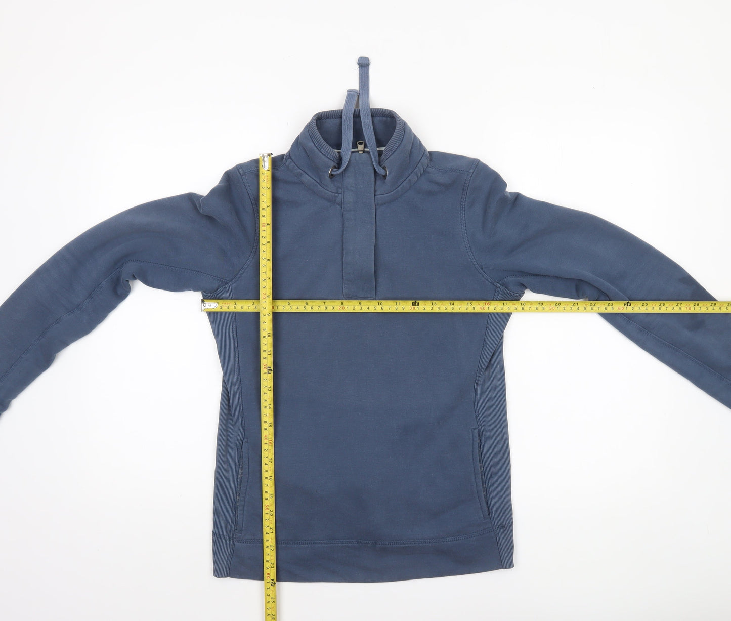 Fat Face Women's Blue Pullover Sweatshirt Size 8 Cotton Blend