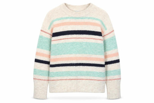 Oasis Women’s Multicoloured Striped Knit Crew Neck Jumper Size S