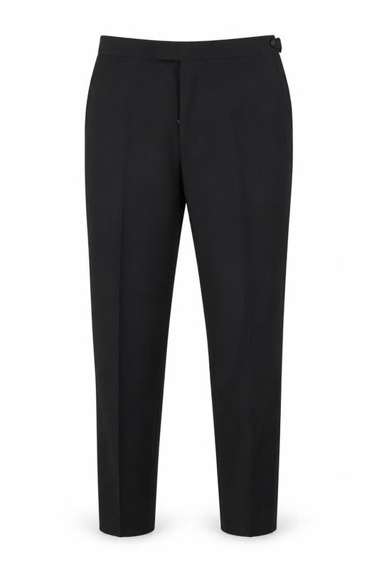 Debenhams Sovereign Collection Men's Black Wool Blend Formal Dress Trousers 38R