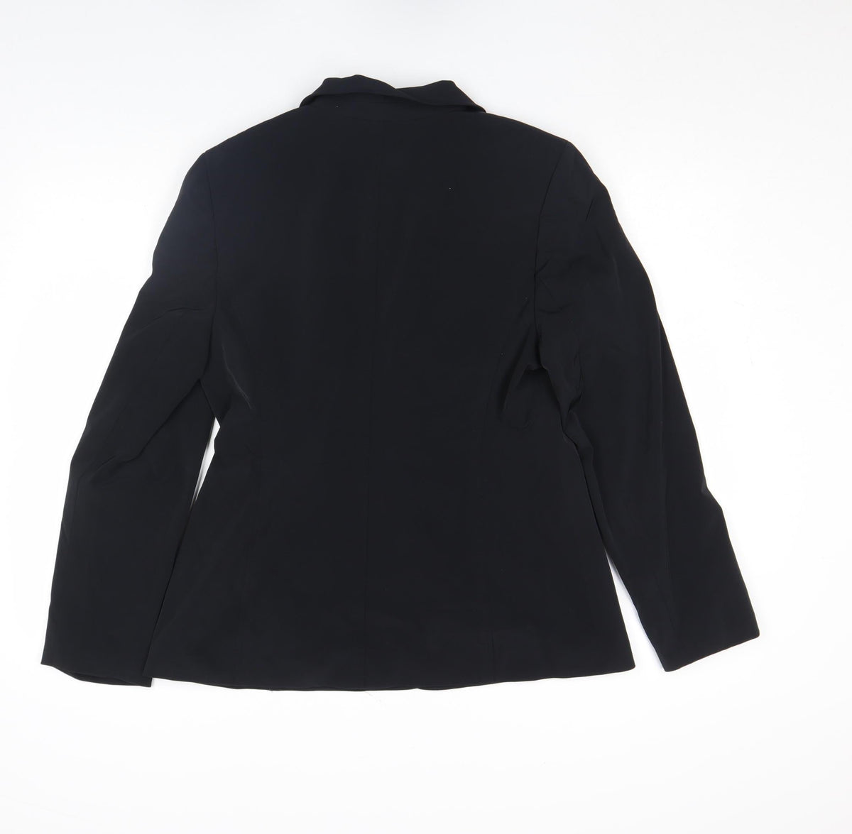 Planet Women's Black Size 12 Single Breasted Suit Jacket Blazer