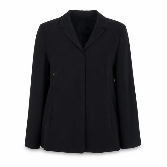 Planet Womens Black Size 12 Regular Fit Mid-Length Blazer Jacket