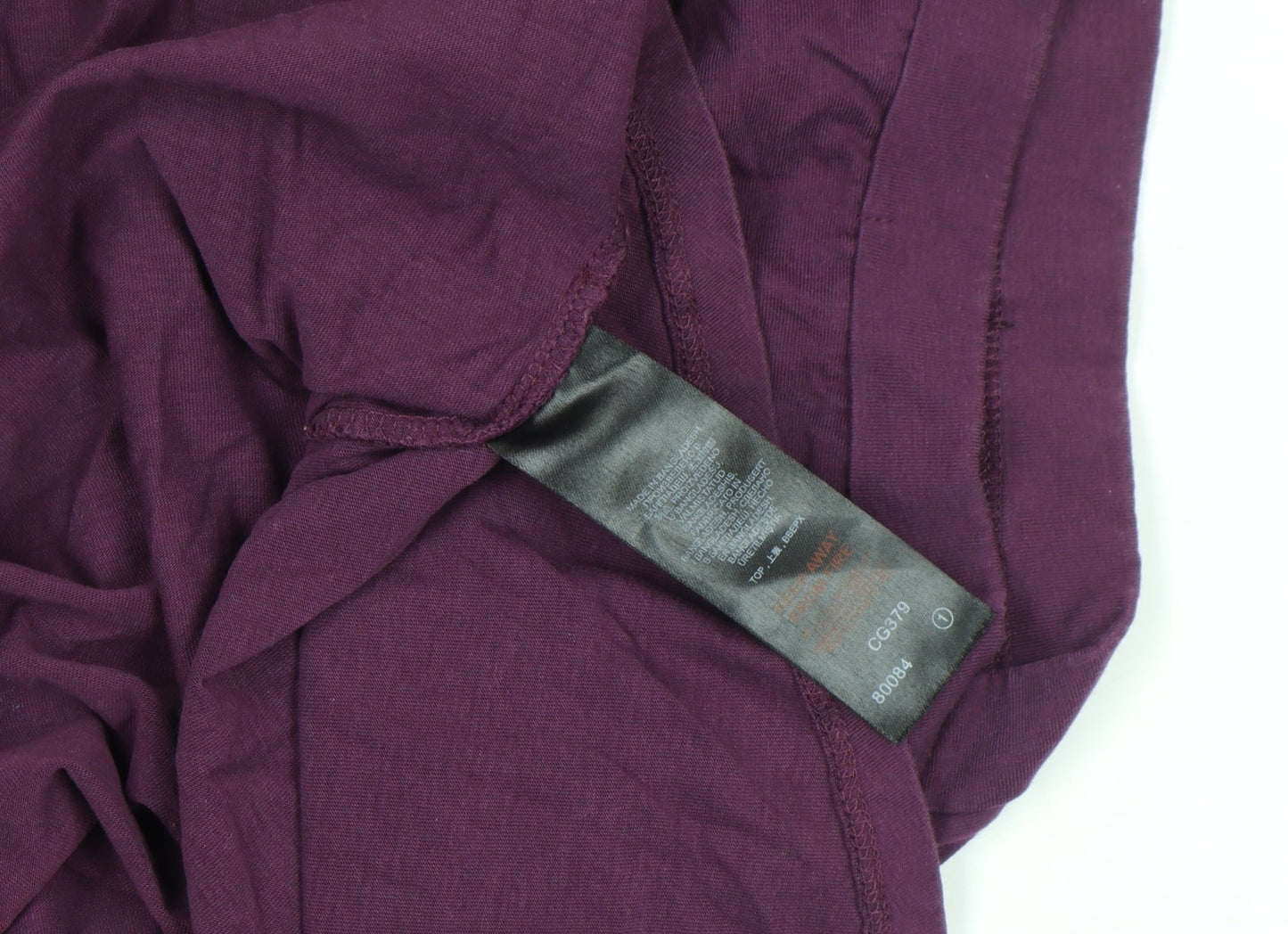 JD Williams Women's Purple Size 20 Basic Crew Neck Short Sleeve T-Shirt