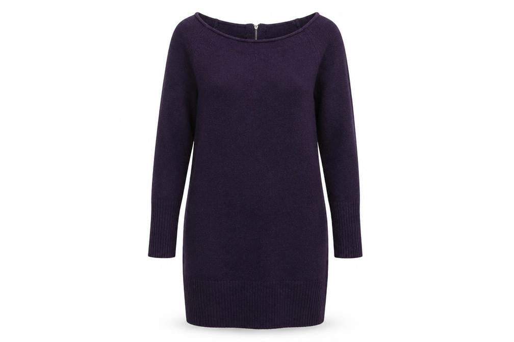 Gap Women's Purple Wool Jumper Dress XS Long Sleeve Knit