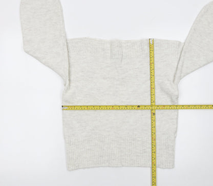 Marks & Spencer Women’s Ivory Knit Pullover Jumper Size S