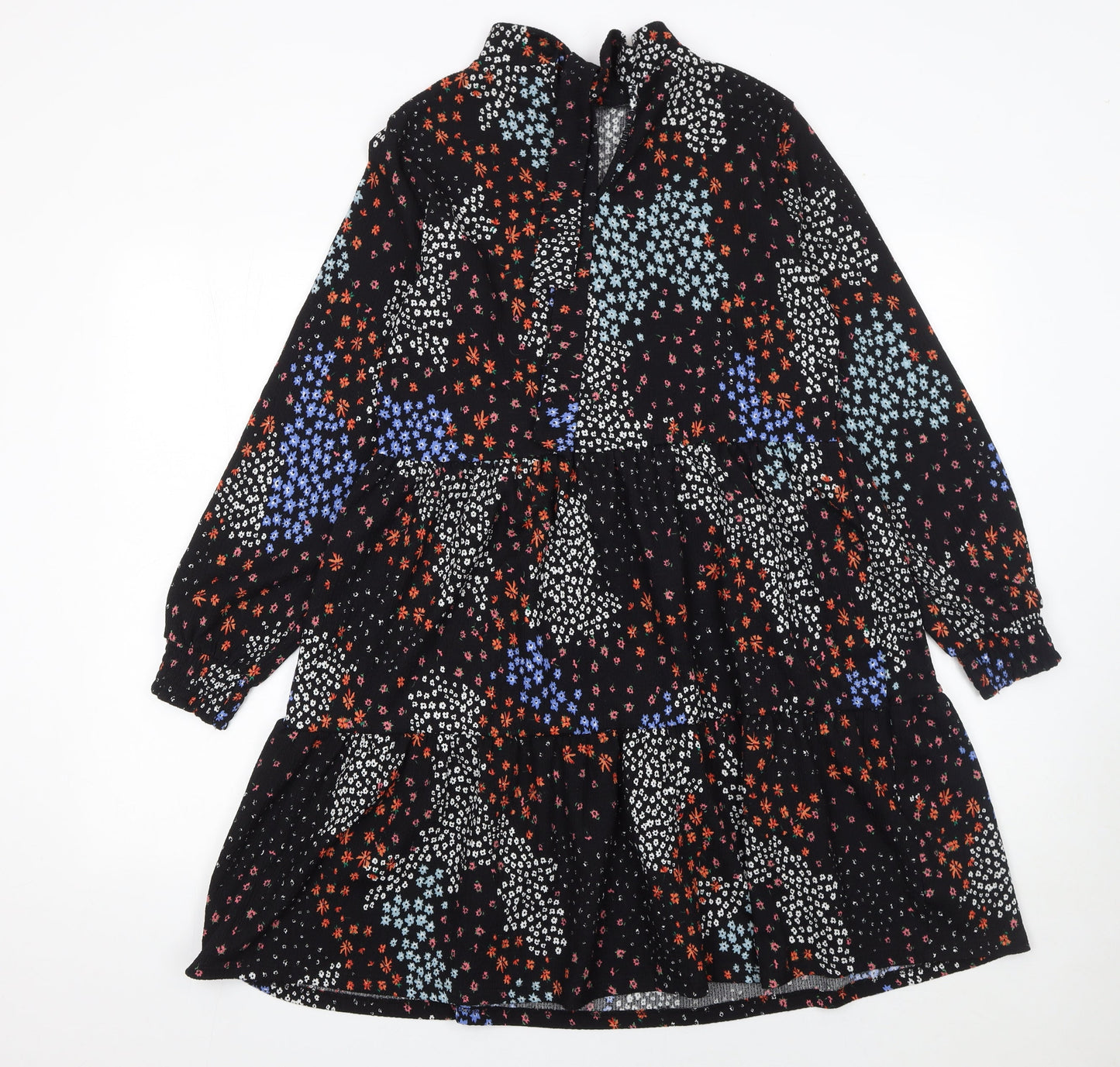 Marks and Spencer Womens Multicoloured Floral A-Line Dress Size 12