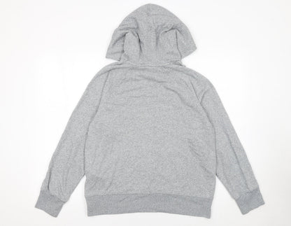 Levi's Womens Grey Hoodie Small Pullover Logo Cotton Blend Casual