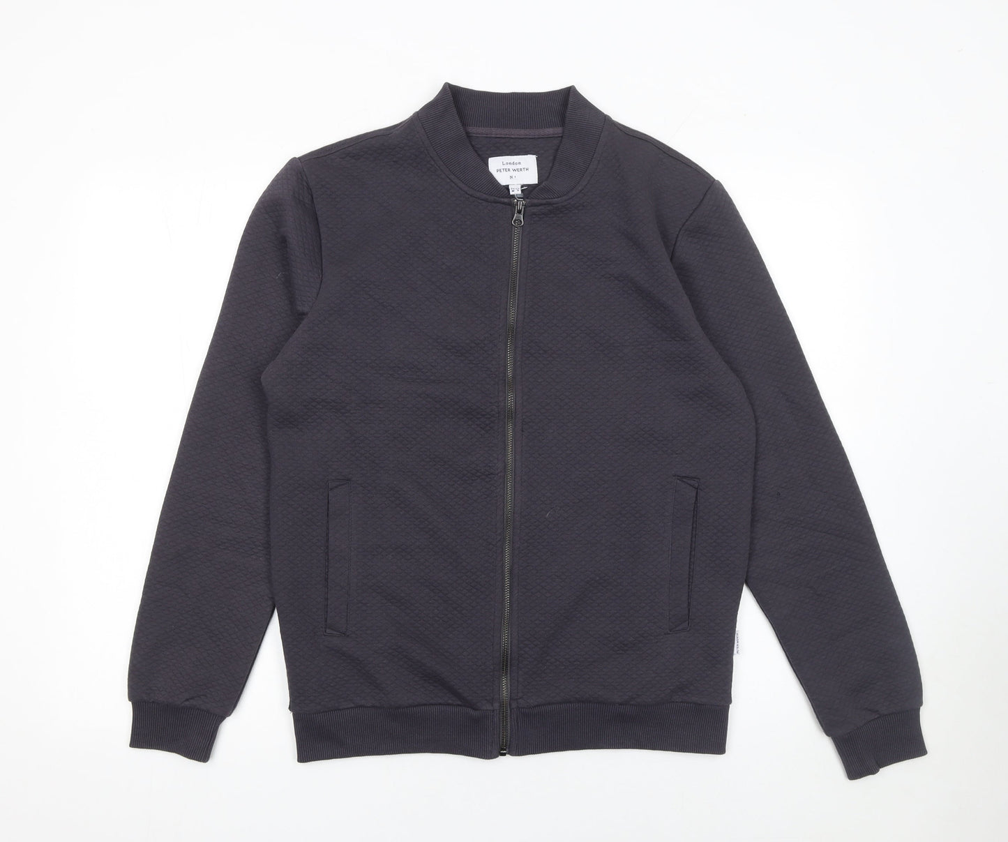 Peter Werth Men's Black Full Zip Sweatshirt Size M
