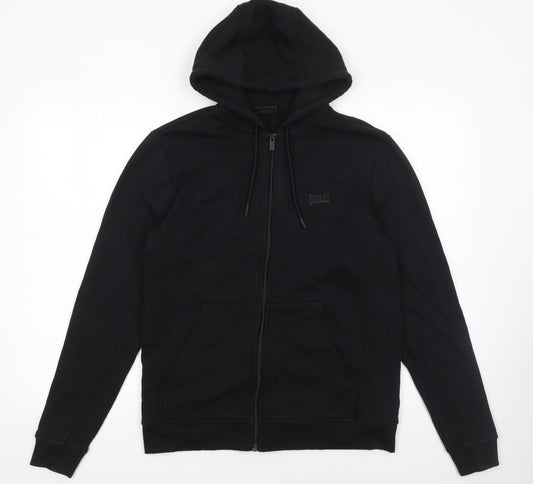 Everlast Men's Black Full Zip Hoodie Size S Fleece Sportswear