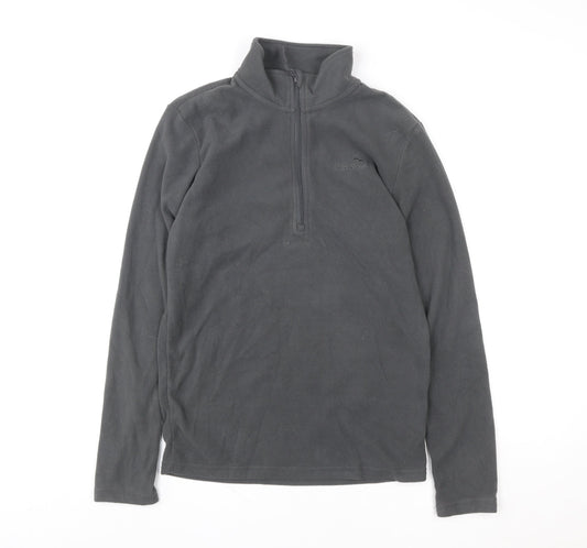 Peter Storm Women's Grey XS Fleece 1/2 Zip Lightweight Jacket
