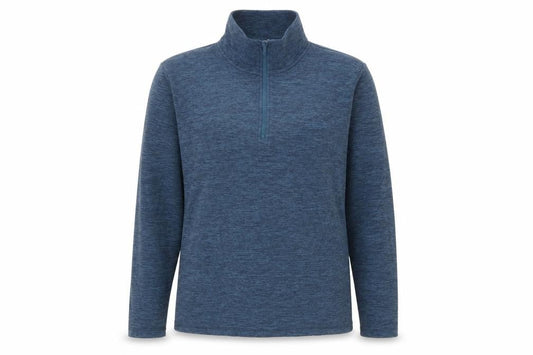 Hi Gear Women's Blue 1/2 Zip Pullover Sweatshirt XL Fleece Outdoor